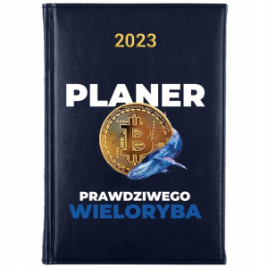 KALENDARZ Książkowy A5 2023 Prezent BITCOIN Wzory