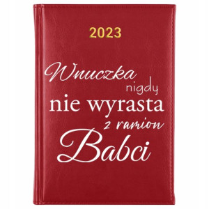 KALENDARZ Książkowy A5 2023 Prezent dla BABCI Imię