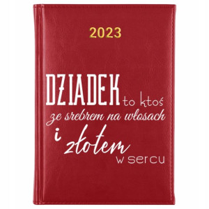 KALENDARZ Książkowy A5 2023 Prezent dla BABCI Imię