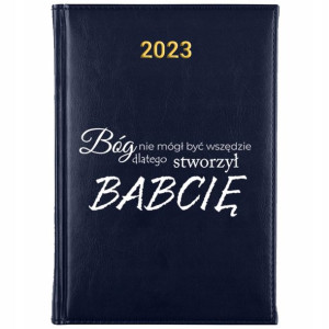KALENDARZ Książkowy A5 2023 Prezent dla BABCI Imię