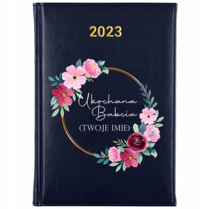 KALENDARZ Książkowy A5 2023 Prezent dla BABCI Imię