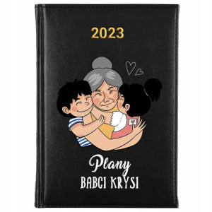KALENDARZ Książkowy A5 2023 Prezent dla Babci Wzór