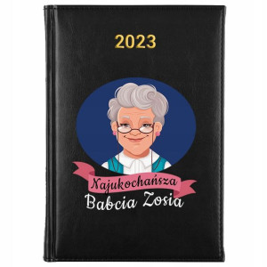 KALENDARZ Książkowy A5 2023 Prezent dla Babci Wzór