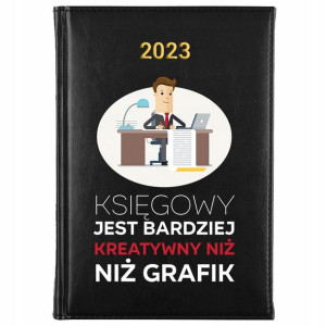 KALENDARZ Książkowy A5 2023 Prezent dla Księgowego