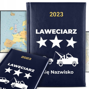 KALENDARZ Książkowy A5 2023 Prezent dla Laweciarza