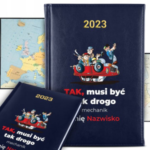 KALENDARZ Książkowy A5 2023 Prezent dla Mechanika