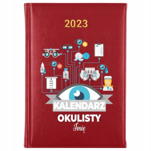 KALENDARZ Książkowy A5 2023 Prezent dla OKULISTY