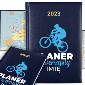 KALENDARZ Książkowy A5 2023 Prezent dla Rowerzysty