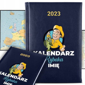 KALENDARZ Książkowy A5 2023 Prezent dla Rybaka