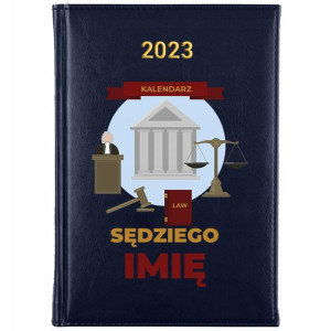KALENDARZ Książkowy A5 2023 Prezent dla SĘDZIEGO