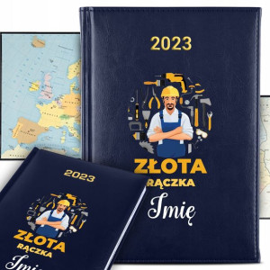 KALENDARZ Książkowy A5 2023 Prezent Złotej rączki