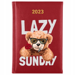 KALENDARZ Ksiązkowy A5 2023 TEDDY BEAR MiX Wzory