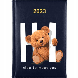 KALENDARZ Ksiązkowy A5 2023 TEDDY BEAR MiX Wzory