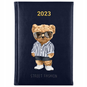 KALENDARZ Ksiązkowy A5 2023 TEDDY BEAR MiX Wzory