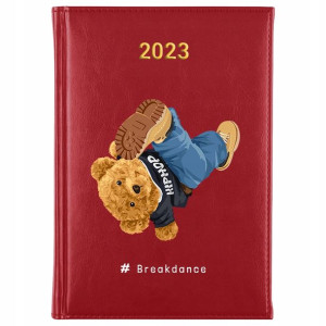 KALENDARZ Ksiązkowy A5 2023 TEDDY BEAR MiX Wzory