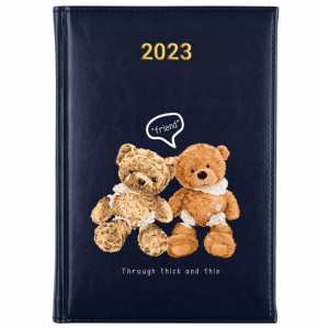 KALENDARZ Ksiązkowy A5 2023 TEDDY BEAR MiX Wzory