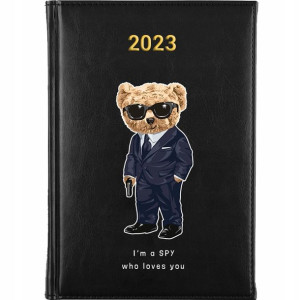 KALENDARZ Ksiązkowy A5 2023 TEDDY BEAR MiX Wzory
