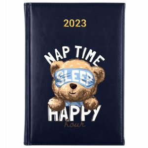 KALENDARZ Ksiązkowy A5 2023 TEDDY BEAR MiX Wzory