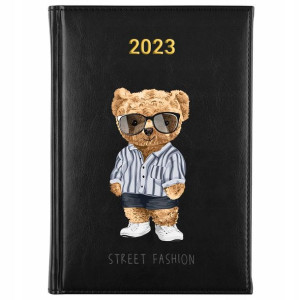 KALENDARZ Ksiązkowy A5 2023 TEDDY BEAR MiX Wzory