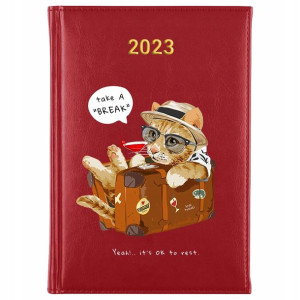 KALENDARZ Ksiązkowy A5 2023 TEDDY BEAR MiX Wzory
