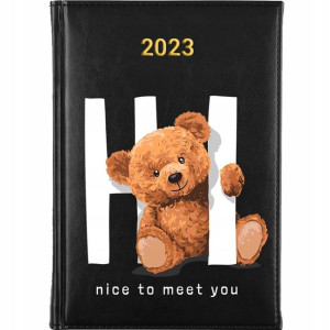 KALENDARZ Ksiązkowy A5 2023 TEDDY BEAR MiX Wzory