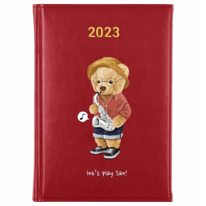 KALENDARZ Ksiązkowy A5 2023 TEDDY BEAR MiX Wzory