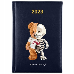 KALENDARZ Ksiązkowy A5 2023 TEDDY BEAR MiX Wzory