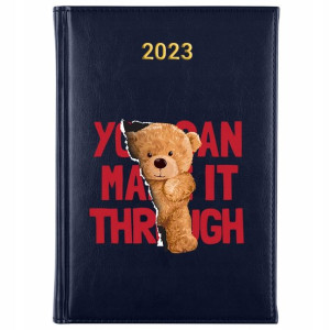 KALENDARZ Ksiązkowy A5 2023 TEDDY BEAR MiX Wzory