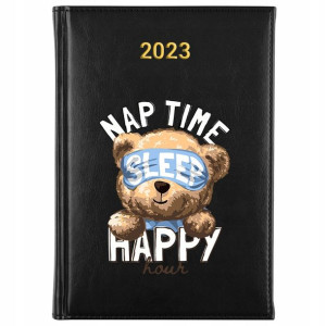 KALENDARZ Ksiązkowy A5 2023 TEDDY BEAR MiX Wzory
