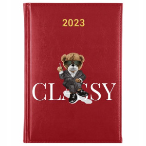 KALENDARZ Ksiązkowy A5 2023 TEDDY BEAR MiX Wzory
