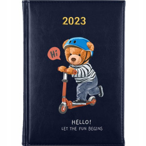 KALENDARZ Ksiązkowy A5 2023 TEDDY BEAR MiX Wzory