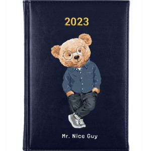 KALENDARZ Ksiązkowy A5 2023 TEDDY BEAR MiX Wzory