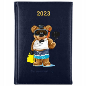 KALENDARZ Ksiązkowy A5 2023 TEDDY BEAR MiX Wzory