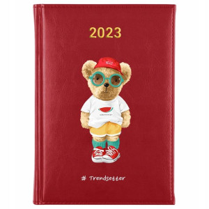 KALENDARZ Ksiązkowy A5 2023 TEDDY BEAR MiX Wzory