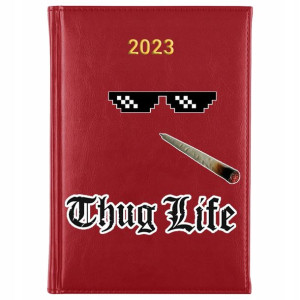 KALENDARZ Książkowy A5 2023 THUG LIFE Wiele WZORÓW
