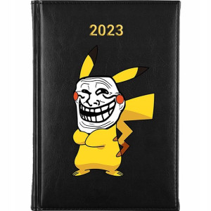 KALENDARZ Książkowy A5 2023 TROLL FACE MiX WZORÓW