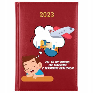KALENDARZ Książkowy A5 2023 Wakacyjne WZORY Imię