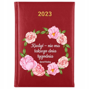 KALENDARZ Książkowy A5 2023 Wiele Wzorów CYTATY