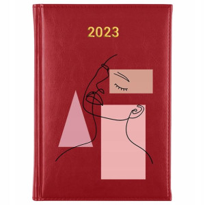KALENDARZ Książkowy A5 2023 WZORY LINE ART Boho