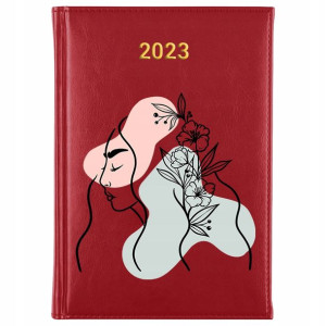 KALENDARZ Książkowy A5 2023 WZORY LINE ART Boho