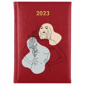 KALENDARZ Książkowy A5 2023 WZORY LINE ART Boho
