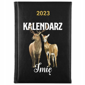 KALENDARZ Książkowy A5 2023 Zwierzęta Twoje Imie
