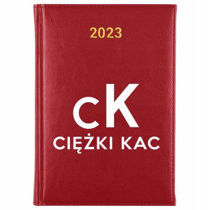 KALENDARZ Książkowy Dzienny A5 2023 ŚMIESZNE Wzory