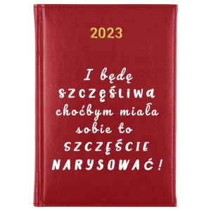 KALENDARZ Książkowy Dzienny A5 2023 ŚMIESZNE Wzory