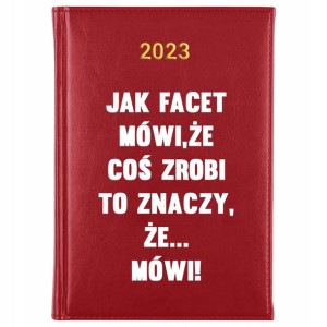 KALENDARZ Książkowy Dzienny A5 2023 ŚMIESZNE Wzory