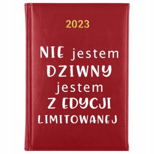 KALENDARZ Książkowy Dzienny A5 2023 ŚMIESZNE Wzory