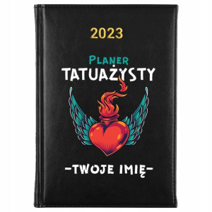 KALENDARZ Planer A5 2023 dla TATUAŻYSTY IMIĘ Wzory