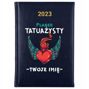 KALENDARZ Planer A5 2023 dla TATUAŻYSTY IMIĘ Wzory