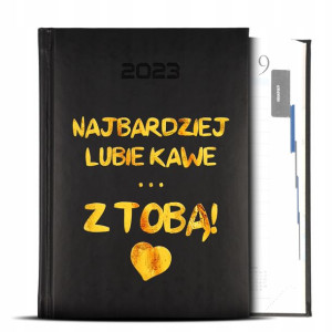 KALENDARZ Planer A5 2023 dla Zakochanych GOLD MiX