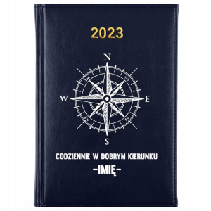 KALENDARZ Planer A5 2023 PODRÓŻNIKA Własne IMIĘ